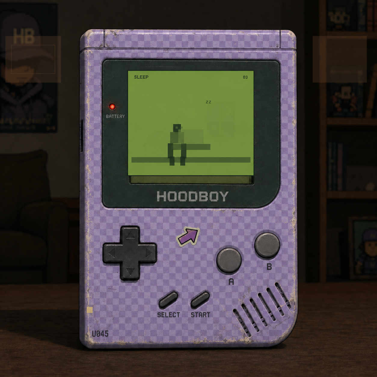 HoodBoy Game Boy artwork